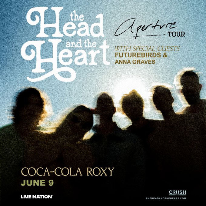 Enjoy an evening of soulful music with The Head and The Heart at the Coca-Cola Roxy.