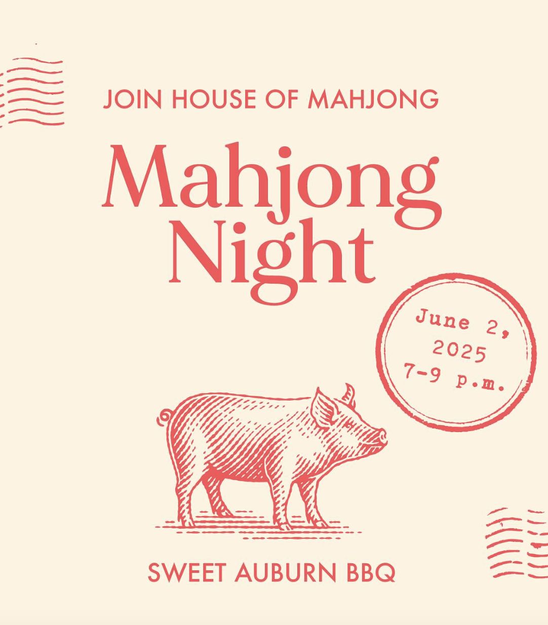 Sweet Auburn Barbecue’s Mahjong Night